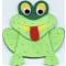 Frog (Green Speckled) Finger Puppet #106-B
